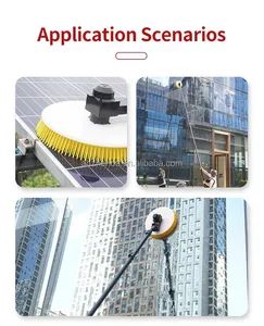 Solar Panel Cleaning Washing Machine Automatic Brush with Double Head Robot Battery - SEE Co., Ltd. - China