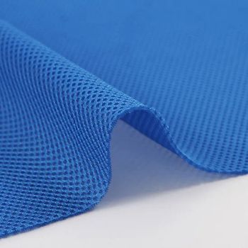 Light Royal Blue Color Sandwich Polyester Mesh Fabric Sewing Accessories Thicken Breathable Stylish 3D Mesh Fabric - Wenzhou Xingcheng Ribbon Co., Ltd. - China