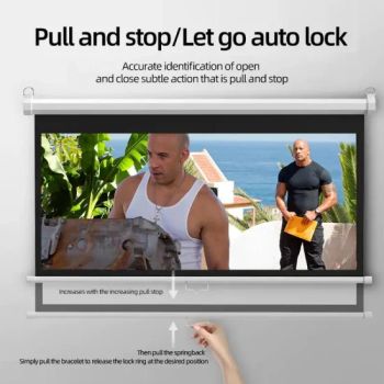 4: 3 Format Manual Projection Screens with Fiberglass Matte White - Nanjing Windon Projection Screen Co., Ltd. - China