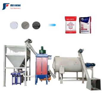 Simple Dry Mix Mortar Production Line 4-8t/H Ceramic Tile Adhesive Dry Mortar Mixer Machines - HENAN FAIR IMPORT and EXPORT TRADING CO., LTD. - China