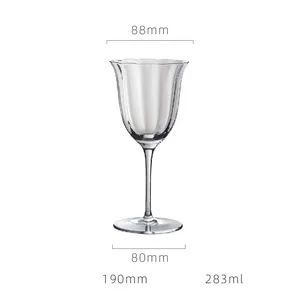 Wholesale Customized Handcrafted Wedding Flower Shaped Red Wine Goblet Glass - Ningbo Yuheng Medical Equipment Company Ltd - China