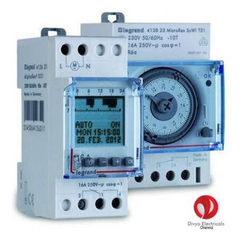 Digtal DIGITAL TIMERS, Timing Capacity: 24 Hours, Model Name/Number: 412631 - Divya Electricals - India