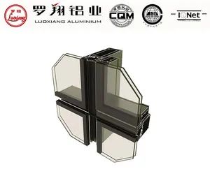 Aluminum Building Frame Source Aluminum Alloy Curtain Wall Aluminum Profiles - Luoxiang Aluminium Co., Ltd. - China