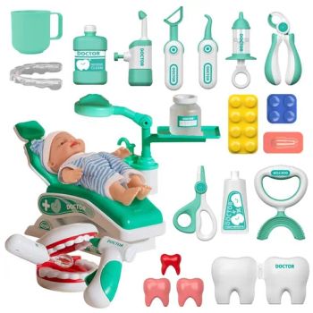 Electrical Simulation 28PCS Medical Science Toys Set Doctor Dentaltoy for Kid - Sam Toys Industrial Co., Ltd. - China