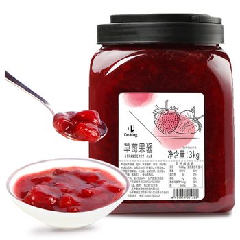 Doking Bubble Tea Ingredients With Rich Chunk Pulp Puree Factory Wholesaler Hot Selling Fresh Strawberry Fruit Jam - Shangqiu Yinzhijian Biotechnology Co., Ltd. - China