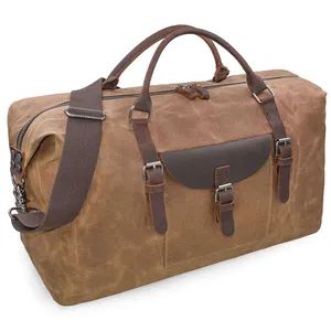 Custom Portable Men's Storage Bag Weekend Leather Overnight Tote Shoulder Bag - Quanzhou Xinwang Bags Co., Ltd. - China