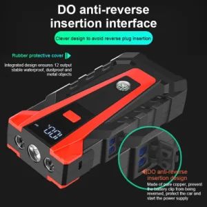 Factory Supply Portable 12V Car Battery Jump Starter Car Starting Device 300A Power Bank Car Battery Booster Pack - Hunan Edsun Electrical Science and Technology Co., Ltd - China