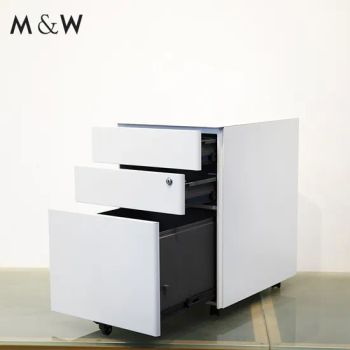 M&W Wholesale 3 Drawer File Cabinet A4 File Steel Mobile Filing Cabinet with Drawers - FOSHAN M&W FURNITURE LIMITED COMPANY - China