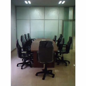 Glass Conference Partition Width 40mm Height 9 feet Material Glass and Aluminium Price Range Rs 300-450 Per Square - Amogh Alumina Private Limited - India