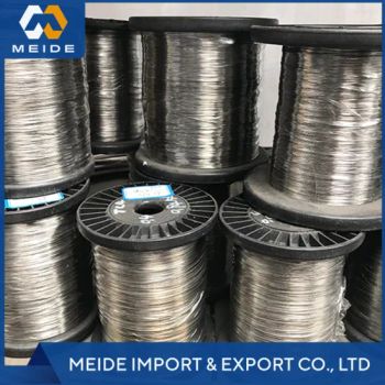 Metal Titanium Price ASTM B863 Gr1 Gr2 Gr3 Gr5 Gr7 Gr9 1 * 3/1 * 7 Strand Titanium Wire Fishing Nickel Titanium Twisted Wire - Shandong Meide Import and Export Co., Ltd. - China