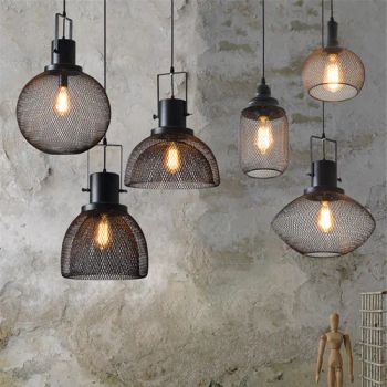 Loft Retro Black Hollow Pendant Lights Restaurant Shop Bar Table Shop Industrial Pendant Lights (WH-VP-108) - Shenzhen Well House Lighting Co.,Ltd - China