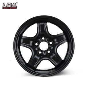 Stylish Lda Five Spoke Steel Wheel with Black Finish Type Rim Origin China Trademark LDA Material Steel Drive Wheel 2WD Finishing - Ningbo Kangyang Technology Co., Ltd. - China