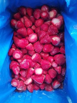 IQF Strawberries Color Vibrant Texture Fresh Flavor Natural Taste Quality Premium Quality Additives Free From Additives Processing Method Iqf Technology - Green Fields - Egypt