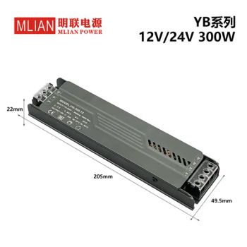 Super Slim LED Power Supply Indoor 60W 100W 200W 300W for LED Strips Driver 12V 24V Switching Power Supply - Zhongshan Minglian Electronic Co., Ltd. - China