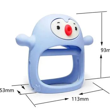 Wholesale Custom Penguin Infant Baby Teething Toys Teething Toys for Baby 6 12 Momnths Baby Teethers - Dongguan Wanghong Silicone Rubber Products Co., Ltd - China