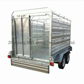 Galvanized Animal Transport Semi Trailer Truck Caravan (SWT-CCT105) - Zhenjiang SWT Metal Product Co., Ltd. - China