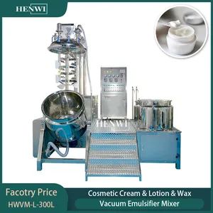 Triple-Layer Jacket Heating Vacuum Tomato Ketchup Sauce Toothpaste Mayonnaise Blending Emulsifier Machine - Foshan Henwi Technology Co., Ltd - China