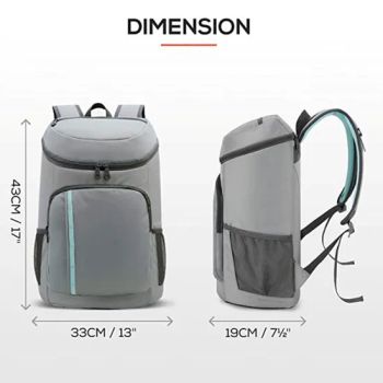 Cooler Backpack 3-10kg Polyester Medium Soft Waterproof Multicolor 33*19*43cm MOQ500 15D - Quanzhou Lingyuan Bags Co., Ltd. - China