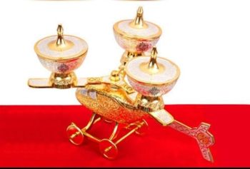 Brass Gift Items Bowl Set Bowl Shape ROUND Metal Type BRASS Set Contain 3 BOWL Usage/Application Gift Design Style Home - Aleeza International - India