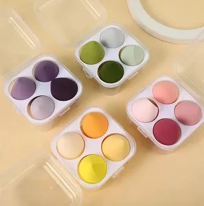 Online Wholesale Ready to Ship Dry and Wet Use Cosmetic Latex Free 4 PCS Makeup Sponge Set Blender Beauty Foundation Makeup Sponge Egg Sponge Makeup Puff Sponge - Yixing Allwin Products Co., Ltd. - China