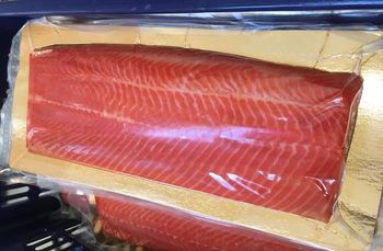 Cold Smoked Trout Layer 0.4 kg + gutted (c) unpacked per 1 kg - MAXIFISH LLC - Lithuania