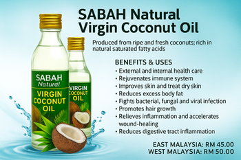 Virgin Coconut Oil (Cold Pressed, 100% Natural, Halal  Certified ) – product photo, Coconut Oil Cake products found from trusted suppliers, wholesalers, manufacturers & exporters Listing
