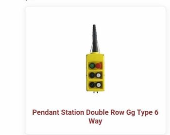 Pendant Station Double Row Gg Type 6 Way Protected Functions Overcurrent, Short Circuits Intended Application Industrial And Commercial - Bijal Enterprise - India