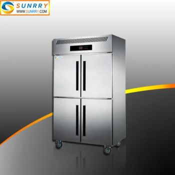 Hotel Kitchen Commercial 4 Doors Upright Vertical Vegetable Freezer Refrigerator - Guangzhou Sunrry Kitchen Equipment Co., Ltd. - China