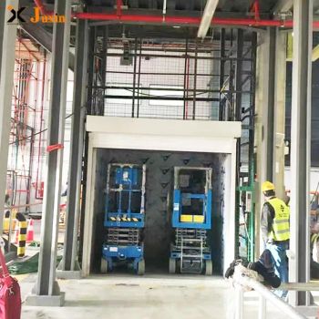 Small Material Lift Construction Goods Lift Two Post Cargo Lift for Sale - Jinan Juxin Machinery Co., Ltd. - China