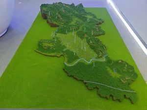 Unique Custom Terrain and Landform Simulation Model, Handcrafted for Offices - Henghui 3d Digital Co., Ltd - China