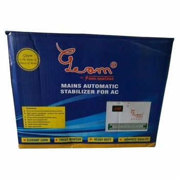 Gleam Aluminium Mains Automatic Stabilizer for AC Brand Gleam Warranty 1 Year Frequency 50 Hz Current Type AC Material - Addvantage - India