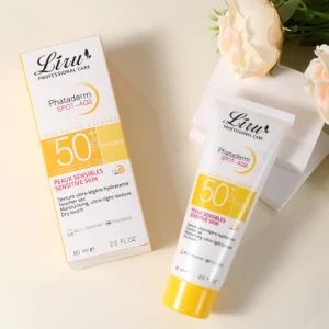 Liru Wholesale Skin Sun UV Protection Cream Moisturizing Face Sunscreen SPF 50 - Guangzhou EmbAroma Cosmetics Co., Ltd. - China