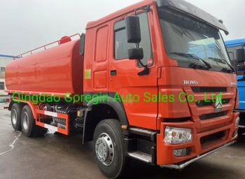Sinotruk HOWO 6X4 Trucks Water Tankers for Sale Payload 30T Fuel Diesel Origin China Condition Used Trademark HOWO Tires - Qingdao Goregin Auto Sales Co., Ltd. - China