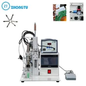Semi-Automatic Spot Weld Machine LED LCD Electronics Bonding Tools Soldering Stataion Soldering Machine - Shenzhen Zhongtu Automation Technology Co., Ltd. - China