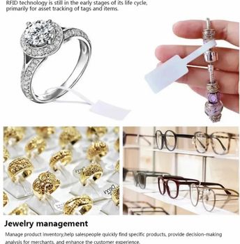 RFID Jewelry Anti Theft Label Tag Passive Long Reading Range UHF RFID Self Adhesive Jewellery NIW - New India Work - India