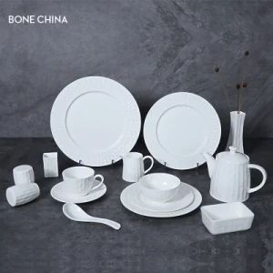 Affordable Bone China Dinnerware Luxury Restaurant Plates China Dinner Set - Rollin Porcelain Industrial Co., Ltd. - China