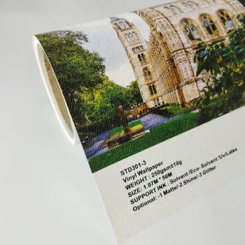 Blank Printable Printing Non Woven Textured Wall Paper Rolls Raw Material Wallpaper - Suzhou Teide Inkjet Material Ltd. - China