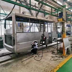 Automatic School Bus Body Robot Welder Height Bus Welding Line of Factory - China Vehicle Industry Co., Ltd - China