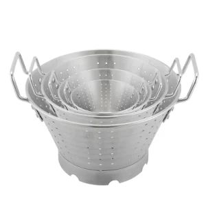 Daosheng Commercial Stainless Steel Colanders Kitchen Vegetable Strainers - Jiangmen Pengjiang District Daosheng Stainless Steel Products Co. Ltd - China