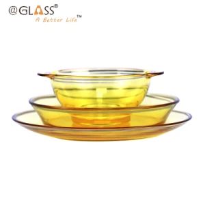 Customized Dinnerware Food Dessert Pizza Serving Kitchen Glass Dinner Dish Plates Set for Restaurant - Ningbo U-Per Consumer Goods Co., Ltd. - China