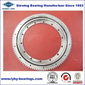 Slewing Bearings with Flange with External Gear 2PE. 130.00 Origin China Trademark LYHY Type External Gear HS Code 8482109000 - Luoyang Huayang Special Heavy-Duty and Large Bearing Manufacturing Co., Ltd. - China