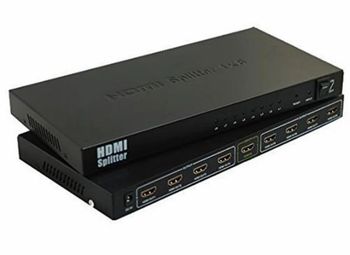 8 Port  Cabonix  HDMI Video Splitter Audio Amplifier Color Black Brand Carbonix Features Durable Number of Outputs 8 - Fit Telecommunications - India