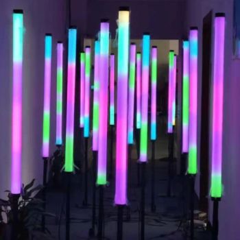 Artnet Control 2m Addressable DMX Pixel Standing 3D RGB LED Tubes - Shenzhen Ledcolourlight Technology Co., Ltd. - China