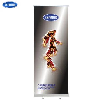 Steady Banner Steel Feet Retractable Banner Stands Pull up Roll up Stand - Guangzhou Fortune Digital Technology Co., Ltd. - China