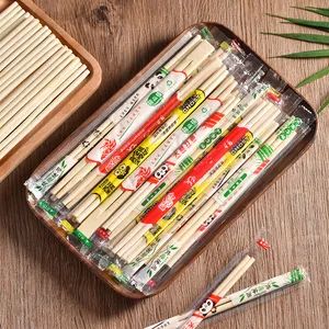 Bamboo Products Kitchenware Dinnerware Custom Disposable Round Chopsticks - Jiangxi Xizhu Bamboo Industry Co., Ltd. - China