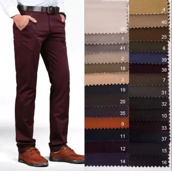 Stretch Cotton Spandex Twill Fabric for Men's Pants and Trousers - DEZHOU JUNXIANG TEXTILES CO., LTD. - China