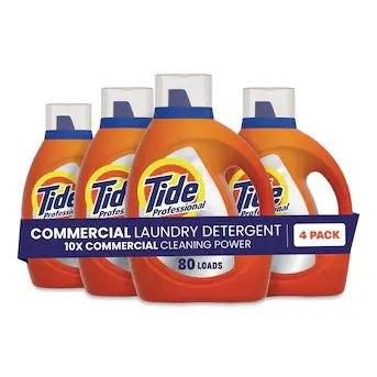 Tide Professional Liquid Laundry Detergent – 105 fl oz, 80 Loads, 4 Bottles from Summit Industrial LLC Tide Professional Liquid Laundry Detergent – 105 fl oz, 80 Loads, 4 Bottles - Summit Industrial LLC - United States
