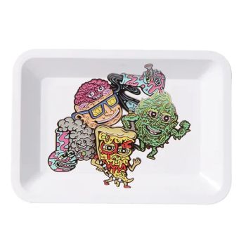 Original Factory Wholesale Novel Metal Tin Tray Smoking Accessories Set Rolling Tray - Anhui Good Growing Technology Co., Ltd. - China
