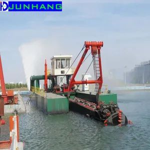 New Stock 1500m3/H Dredging Ship Cutter Suction Dredger with Spud Carriage - Qingzhou Junhang Environmental Protection Technology Co., Ltd. - China