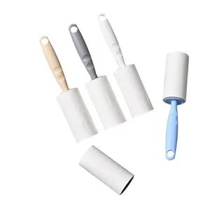 Custom 10cm 30 60 90 100 105 Sheets Adhesive Spiral Tear Paper Sticky Pet Hair Remover Dust Bedding Furniture Clothes Cleaning Lint Roller - Fenghua Technology Development Co Ltd - China